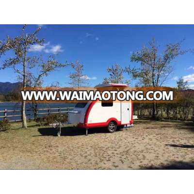 2017 hot sale fiberglass caravan for camping park