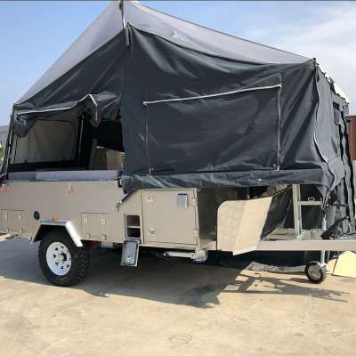 All terrain off road camper trailer