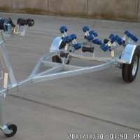 Galvanized Boat Trailer with Single Axle LH3300