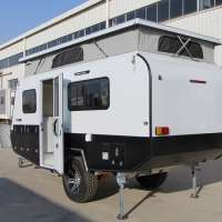 05A Travel Caravan Camper Trailer With Cookware