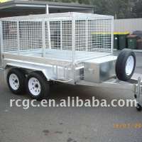 with net heavy duty hot-dipped galvanized utility trailer