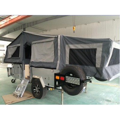 Double Folded up Camper Trailer